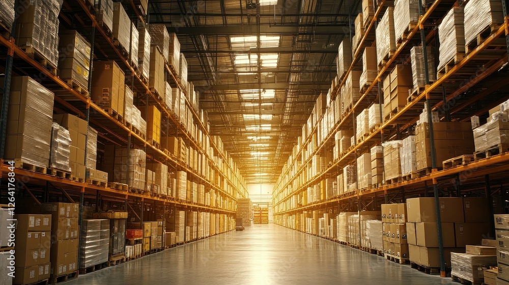 Automated supply chain system with predictive analytics, intelligent logistics. Automated supply chain system with predictive analytics, intelligent logistics.