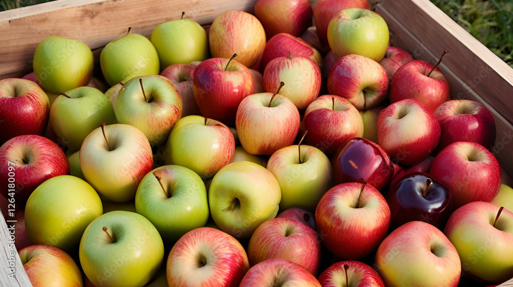 Close-up of fresh and juicy apples in various colors neatly arranged, showing the natural beauty and diversity of fruits. Close-up of fresh and juicy apples in various colors neatly arranged, showing the natural beauty and diversity of fruits.