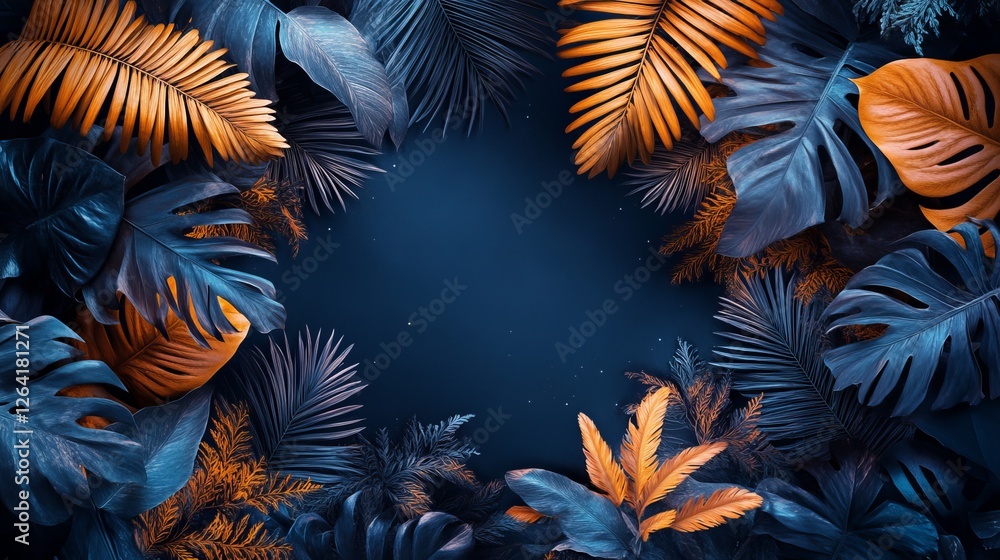 Vibrant Frame of Lush Tropical Leaves in a Sunlit Background Creating a Refreshing and Inviting Atmosphere Perfect for Nature Lovers and Those Seeking a Touch of Paradise and Serenity Vibrant Frame of Lush Tropical Leaves in a Sunlit Background Creating a Refreshing and Inviting Atmosphere Perfect for Nature Lovers and Those Seeking a Touch of Paradise and Serenity