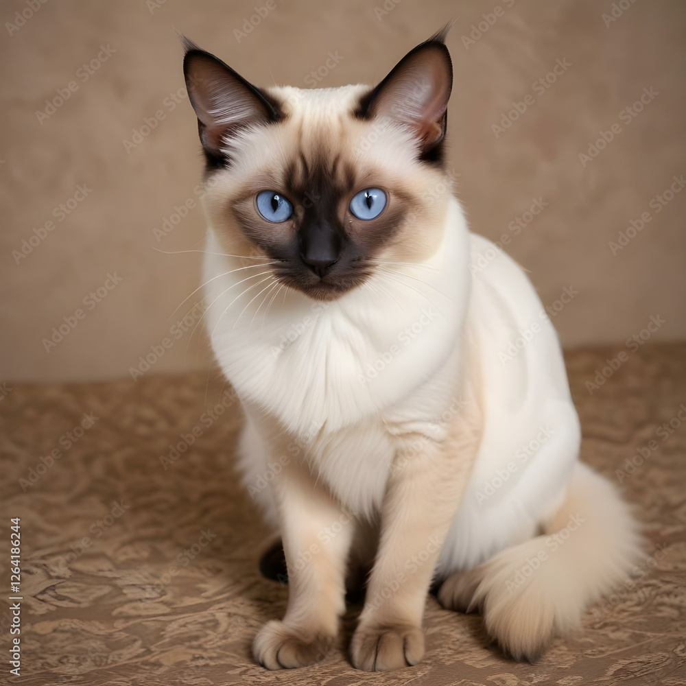 Obraz premium portrait of a cat picture Ai generated 