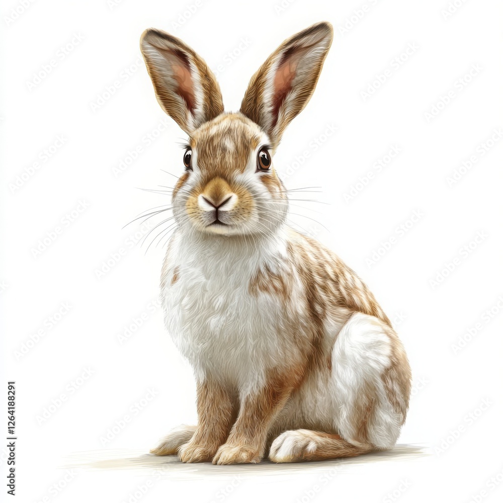 A cute rabbit with soft fur and expressive eyes, sitting gracefully. Its calm demeanor and fluffy appearance evoke feelings of warmth and friendliness, perfect for animal lovers. A cute rabbit with soft fur and expressive eyes, sitting gracefully. Its calm demeanor and fluffy appearance evoke feelings of warmth and friendliness, perfect for animal lovers.