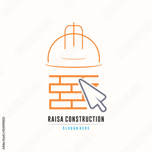 Illustration Building Dreams with Strength and Precision logo
