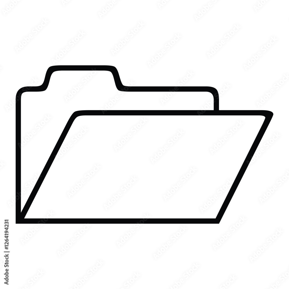 The minimalist vector icon of an open folder with a map symbolizes organization, navigation, and easy access to important documents and information.
The minimalist vector icon of an open folder with a map symbolizes organization, navigation, and easy access to important documents and information.