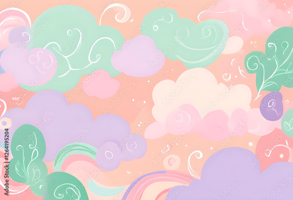 cute colourful background