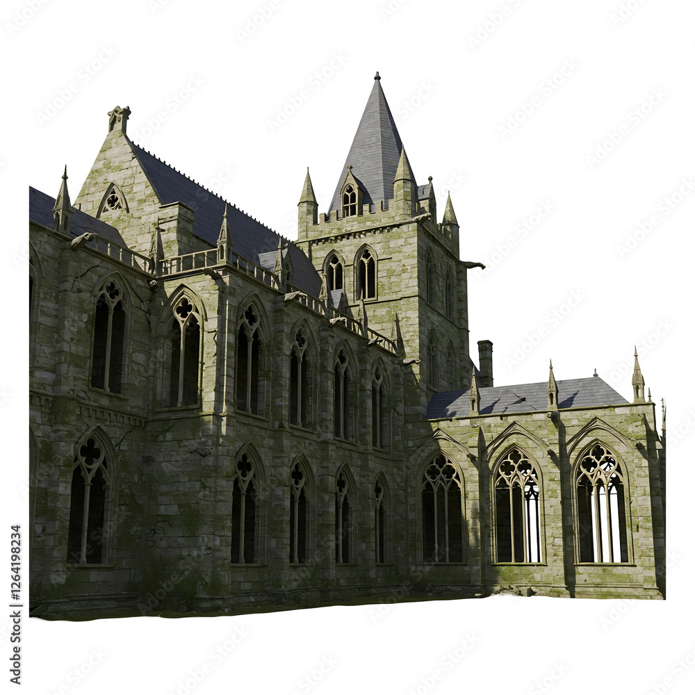 Ancient Stone Cathedral in Ruins Ancient Stone Cathedral in Ruins