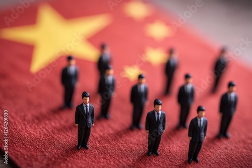 中国と国際ビジネスのビジュアルイメージ（経済・貿易・国際関係・チャイナ・外交・政治）