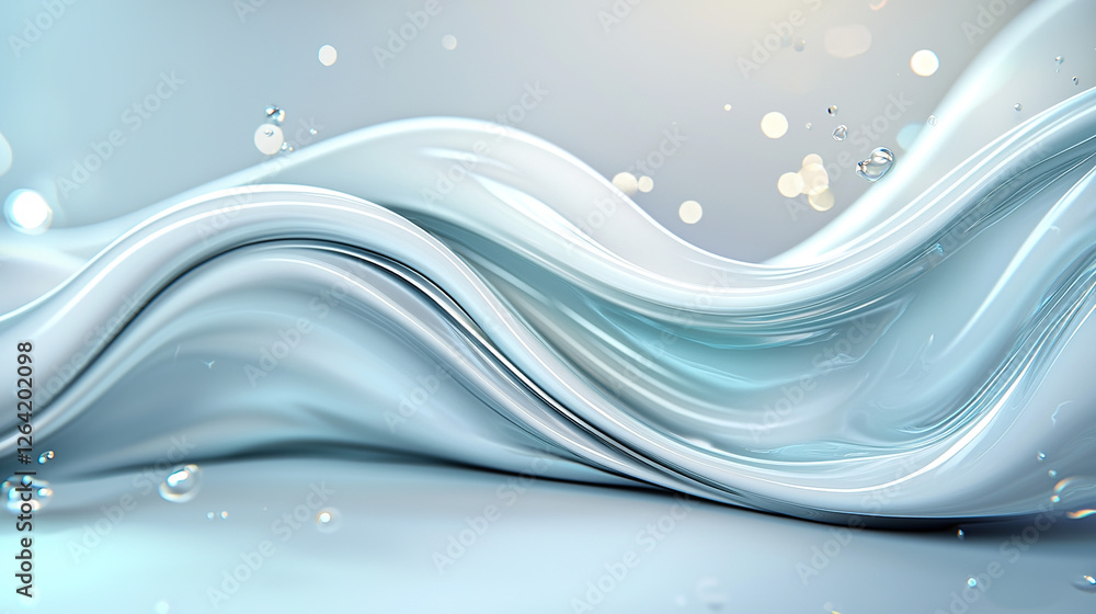 Floating fluid design background in white and pale blue tones with soft, organic shapes, perfect for serene digital artwork or abstract design.
Floating fluid design background in white and pale blue tones with soft, organic shapes, perfect for serene digital artwork or abstract design.