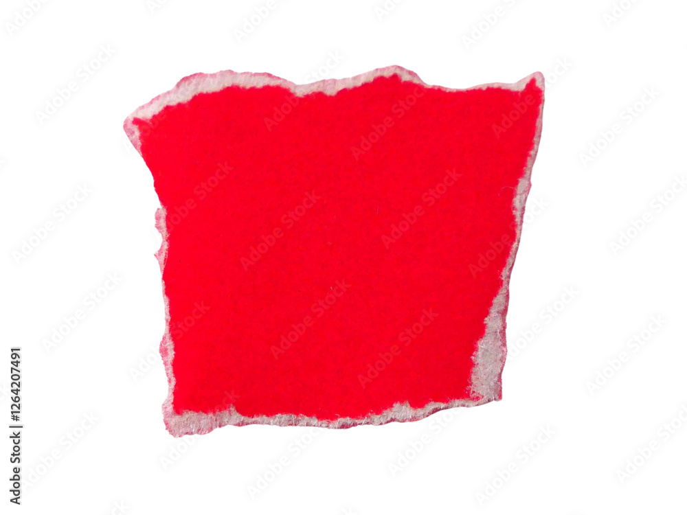Pieces of torn or cut red paper, design elements isolated on transparent background. Pieces of torn or cut red paper, design elements isolated on transparent background.