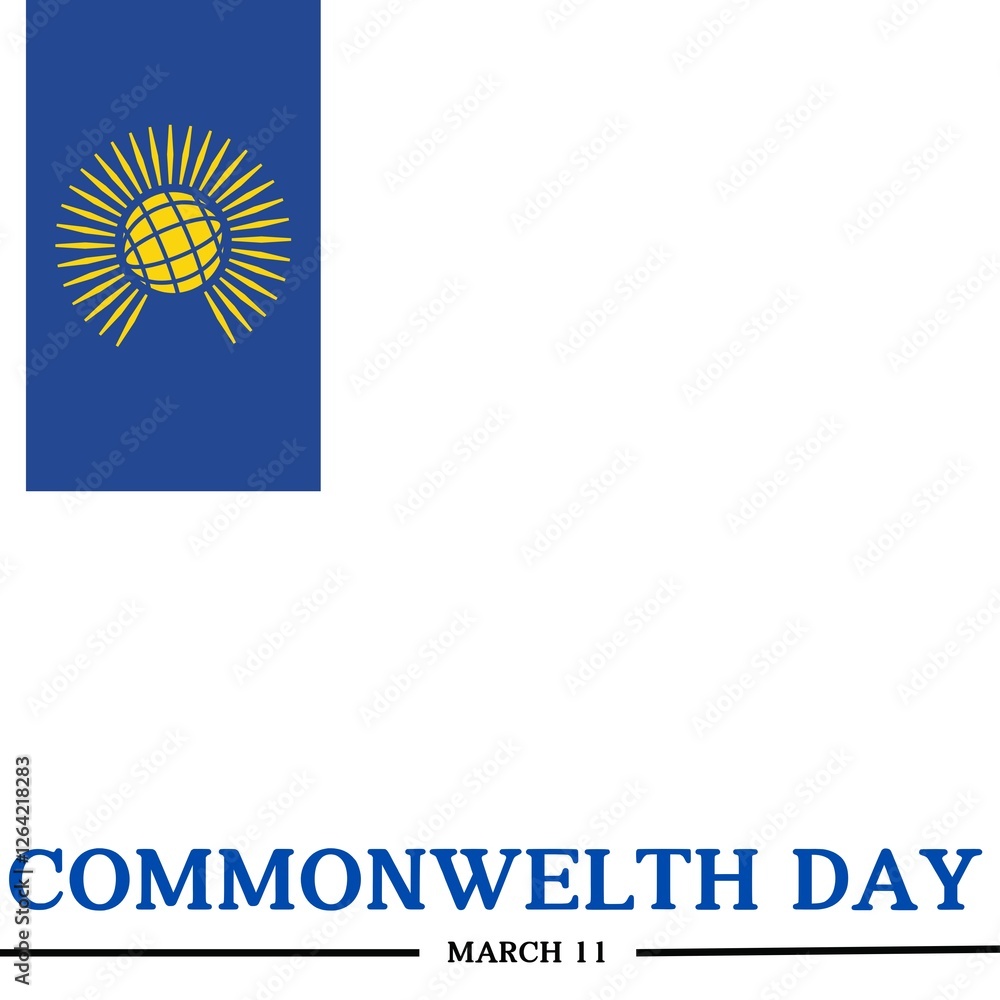 Fototapeta premium commonwealth day 