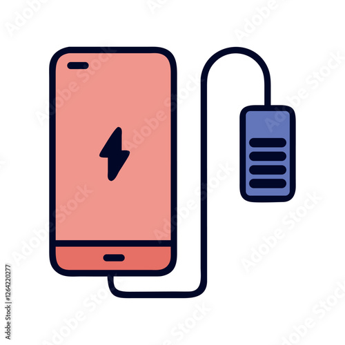 Power bank with cable tech gadget