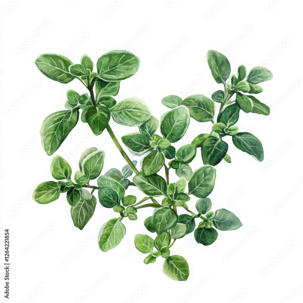 Realistic boho illustration showing natural freshness Realistic boho illustration showing natural freshness