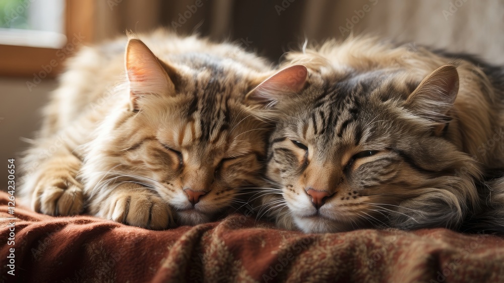 Funny Happy Cat and Dog Smiling with Closed Eyes - Close-Up Portrait on White and Transparent Background Funny Happy Cat and Dog Smiling with Closed Eyes - Close-Up Portrait on White and Transparent Background