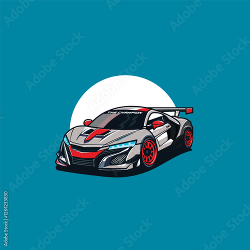 Sport car super car illustration vector