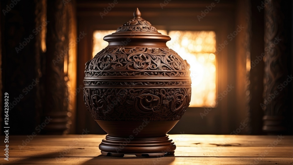 Funeral with Cremation Urn in Church Funeral with Cremation Urn in Church
