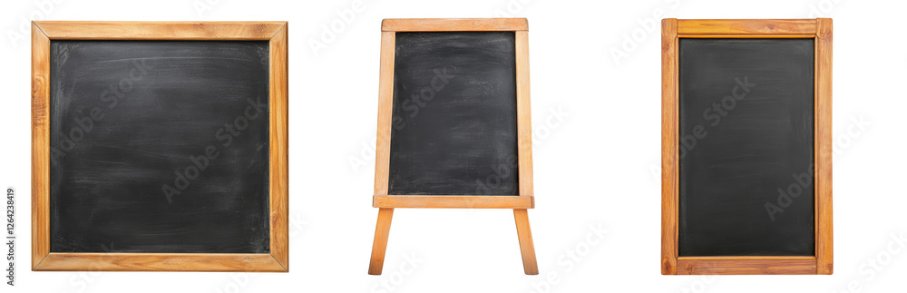 Blank Chalkboards for Creative Use and Design Ideas Isolated on transparent background Blank Chalkboards for Creative Use and Design Ideas Isolated on transparent background