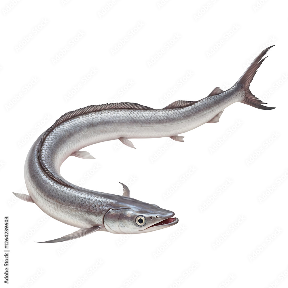 Oceanic Silverfish: Aquatic Elegance in Motion Oceanic Silverfish: Aquatic Elegance in Motion