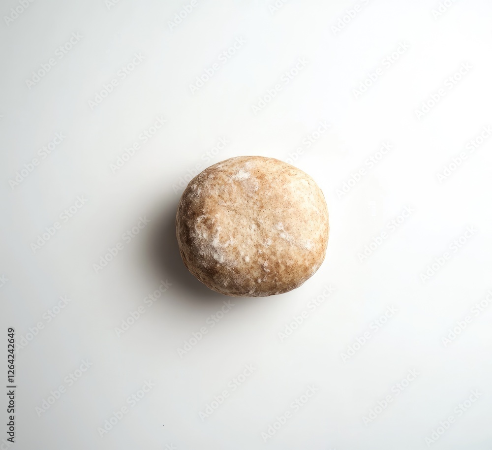 Single frosted gingerbread cookie on white background Single frosted gingerbread cookie on white background