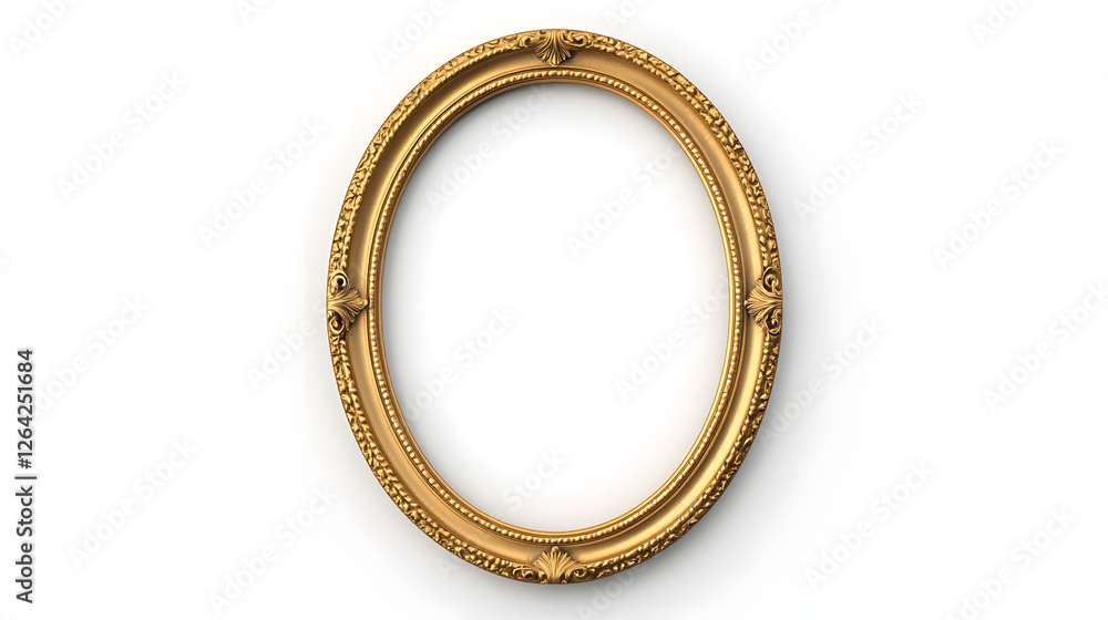 Classic Ornate Oval Gold Photo Frame - Flat Full Shot
Classic Ornate Oval Gold Photo Frame - Flat Full Shot