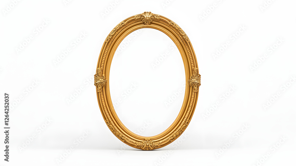 Classic Ornate Oval Gold Photo Frame - Flat Full Shot
Classic Ornate Oval Gold Photo Frame - Flat Full Shot