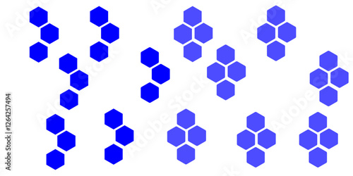 Purple hexagon 3D background texture. modern abstract polygonal pattern. 3d rendering illustration. Futuristic abstract banner. white and purple lines 3d Hexagonal. honeycomb white Background.