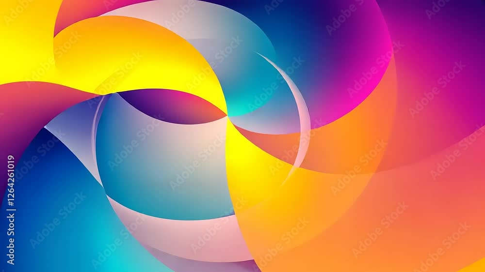 Colorful Abstract Swirls Creating a Vivid Visual Experience Colorful Abstract Swirls Creating a Vivid Visual Experience
