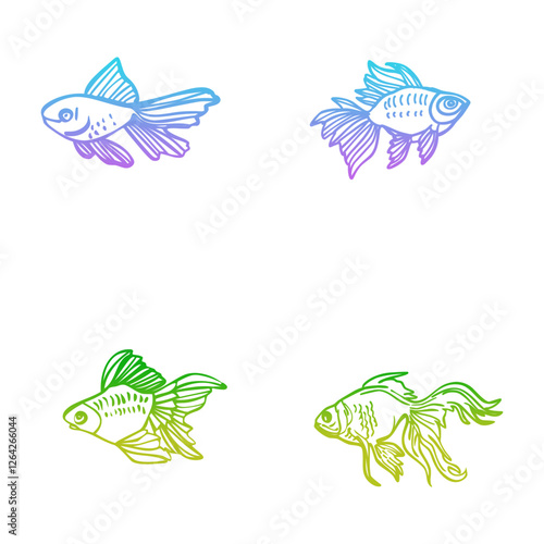 fish aesthetics in logo design, a symbol of harmony and elegance
a logo that highlights the aesthetic side of aquarium life with natural beauty