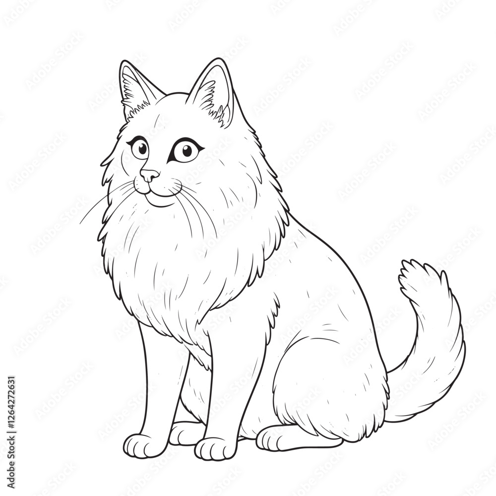 Obraz premium Curious Kitty