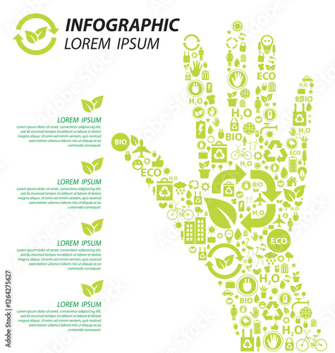 symbol, ecologic, reuse, education, data, ecosystem, friendly, sign, bio, space, eco, presentation, recycle, element, energy, info, reduce, ecological, statistic, biology, environmental, natural, plan