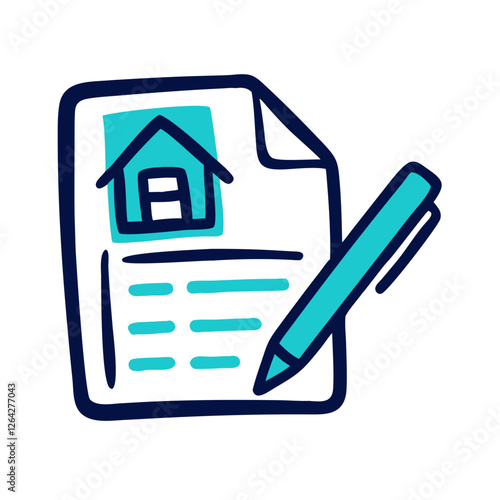 A close-up of a mortgage loan application form with a pen