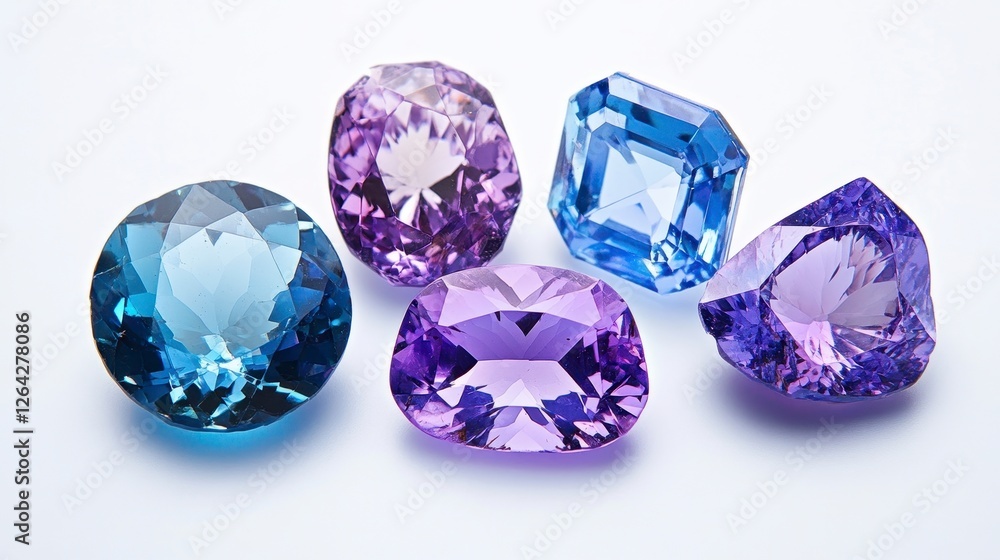 Fototapeta premium Colorful Gemstone Collection