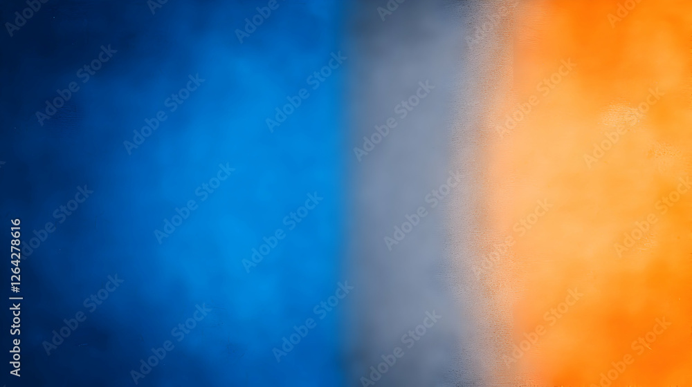 Obraz premium Abstract image showing a blue and orange mixture for background use generative AI