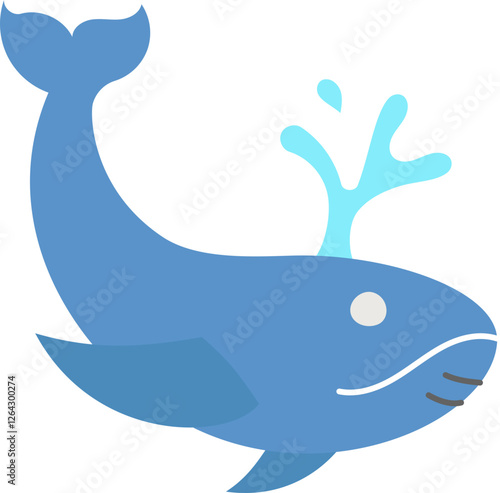 Whale Ocean Illustration