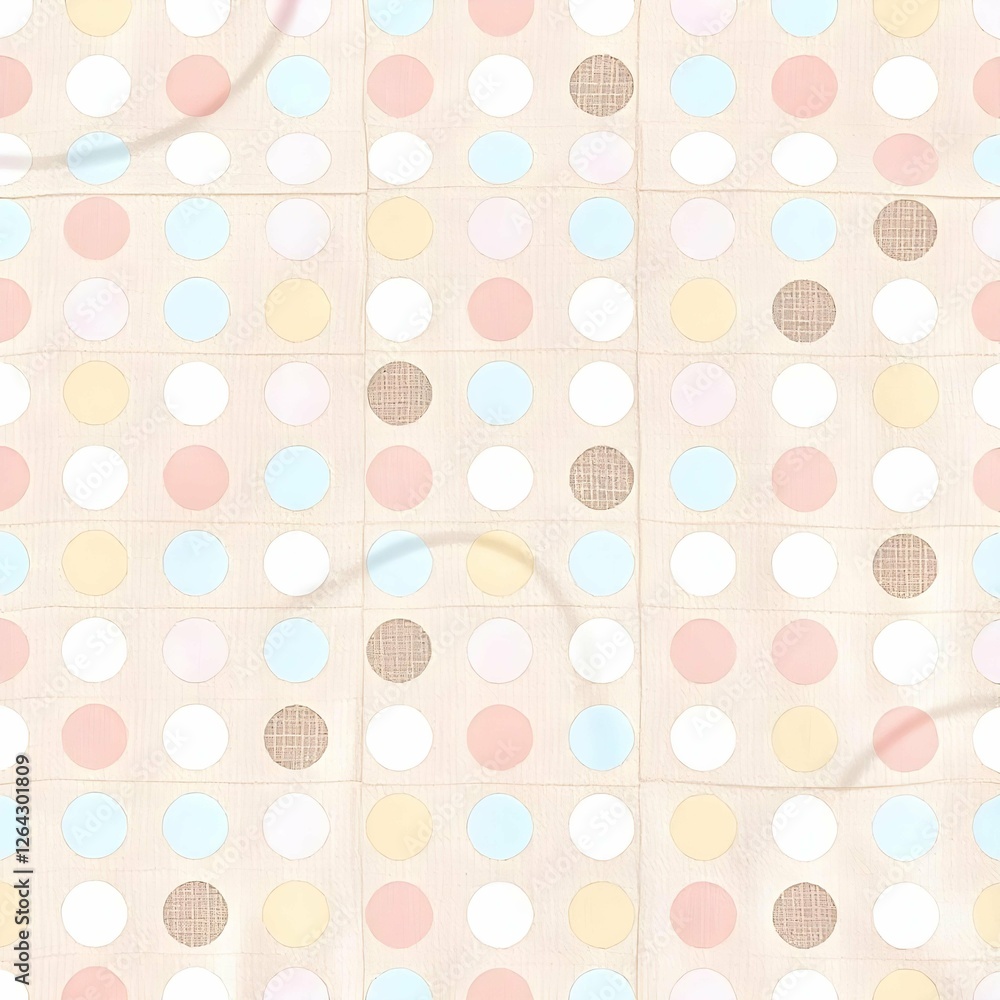 A polkadot on the brown background A polkadot on the brown background