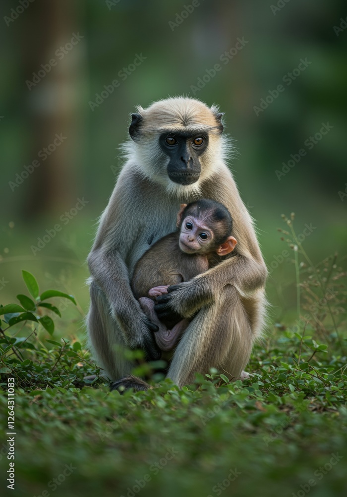 Obraz premium Indian Monkey