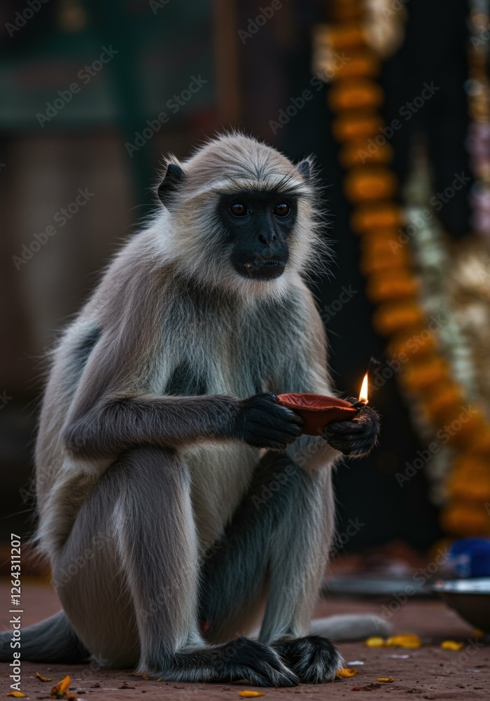 Obraz premium Indian Monkey