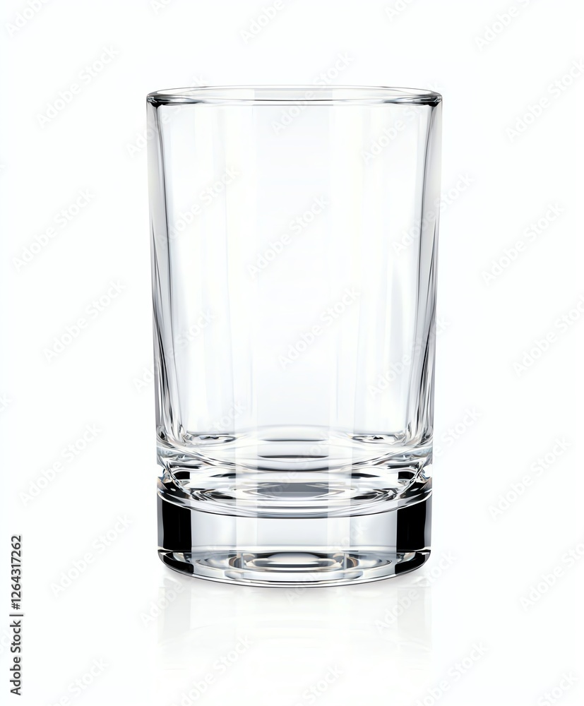 Elegant clear glass showcasing simplicity and modern design. Elegant clear glass showcasing simplicity and modern design.