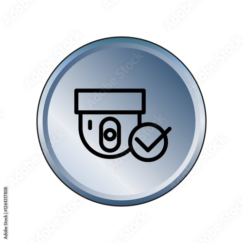 CCTV icon design template
