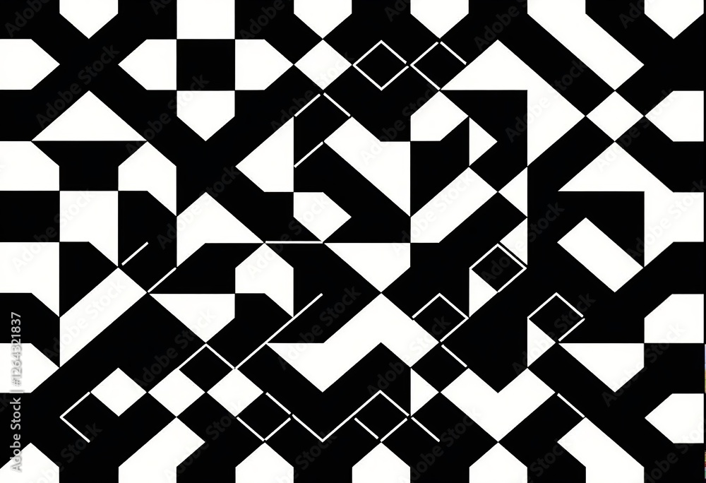 custom made wallpaper toronto digitalSeamless Black and White Checkered Design: Chessboard Pattern with Diamond Shaped Squares - Vector Illustration for Plaid Backgrounds, Monochrome Textures & Geometric Elements.