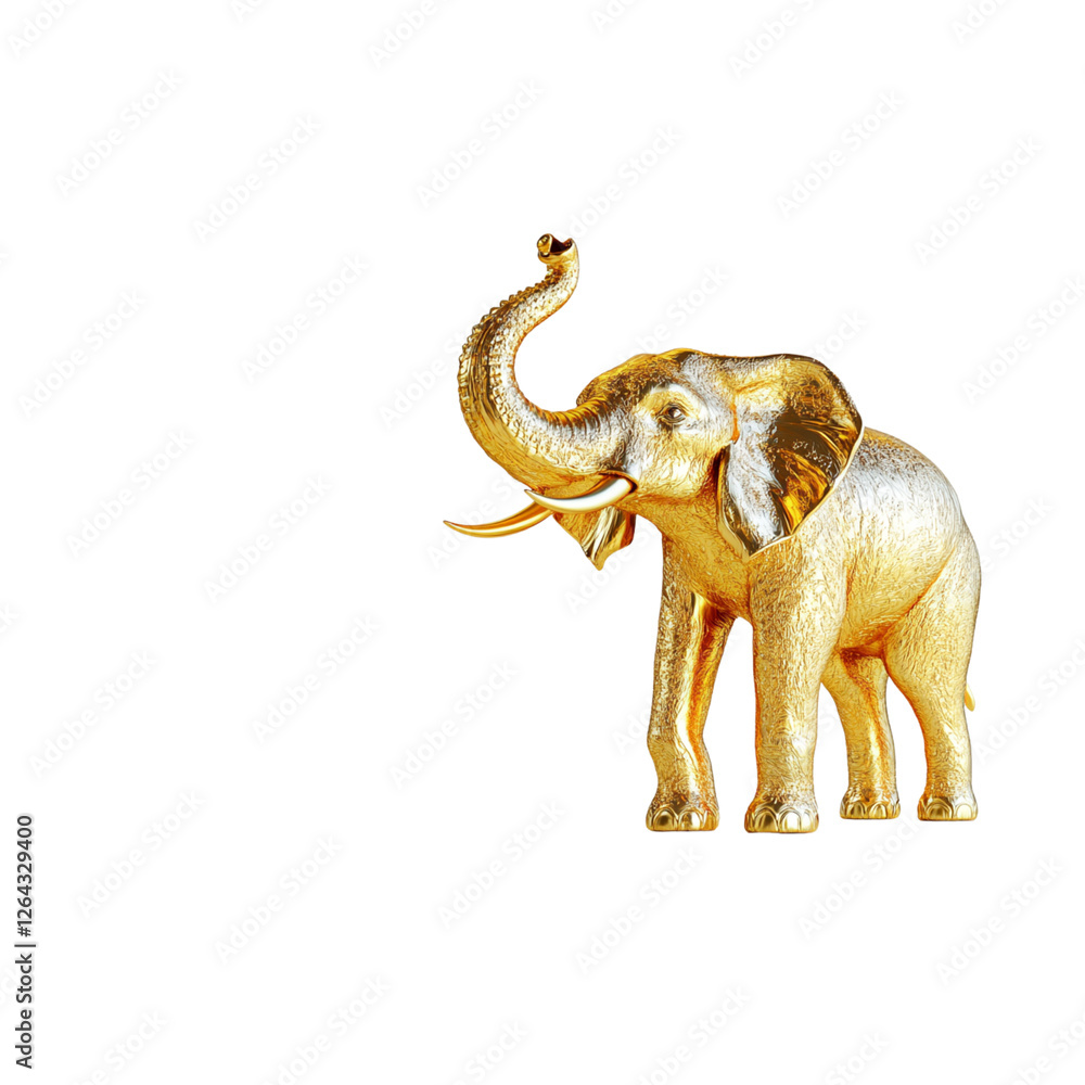 gold elephant jewelry side view on a white background
gold elephant jewelry side view on a white background