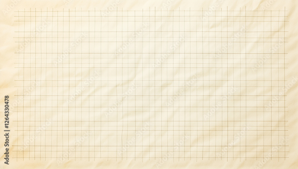 Fototapeta premium Light Brown Grid Paper Texture Background