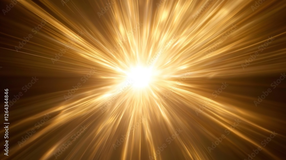Stunning Light Burst with Radiant Golden Rays Illuminating Darkness, Isolated on Transparent Background, Horizontal Cutout PNG Stunning Light Burst with Radiant Golden Rays Illuminating Darkness, Isolated on Transparent Background, Horizontal Cutout PNG