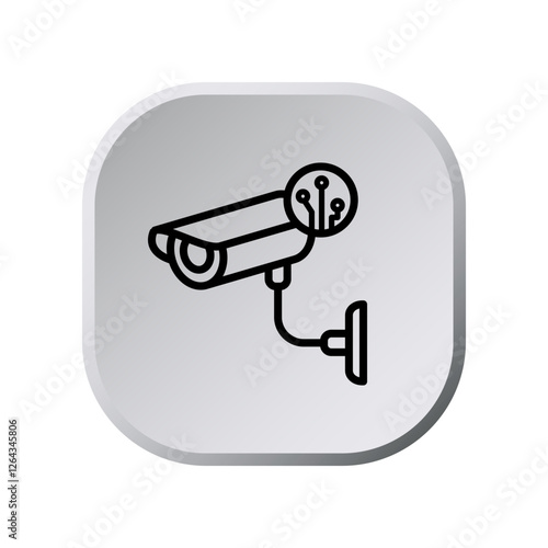 CCTV icon design template