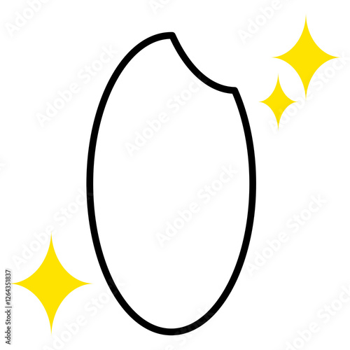 米粒　ピカピカ