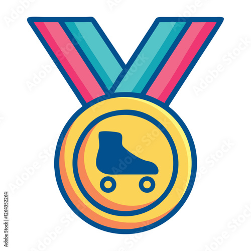 Skating medal icon