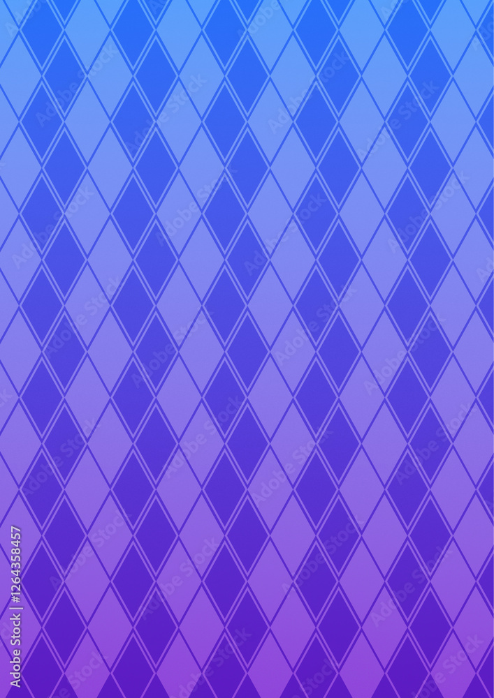 Gradient Diamond Pattern in Blue and Purple Gradient Diamond Pattern in Blue and Purple
