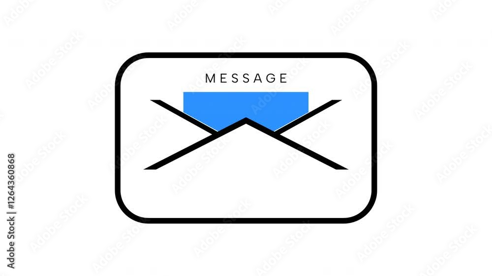 Mail animated icon with white background. MOV Video Mail animated icon with white background. MOV Video