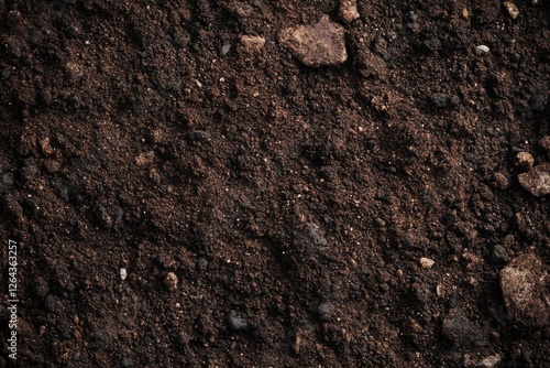 Dark Soil Texture: A Rich, Earthy Photographic Study