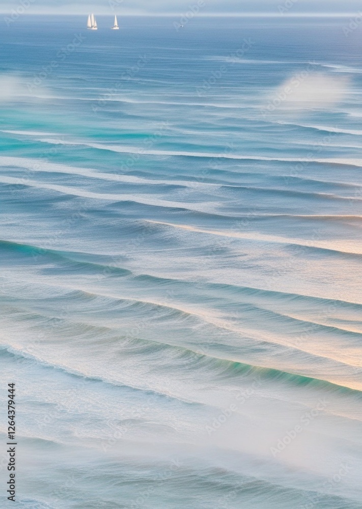 Obraz premium waves on the beach