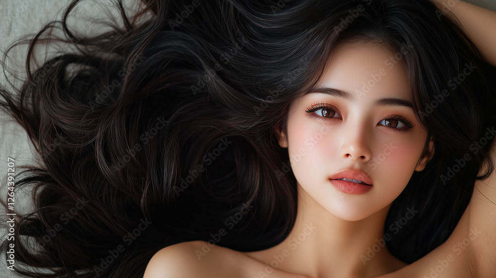 Naklejka premium 美しさ, 顔, モデル, 笑う, ファッション, 人々, 髪の毛, 笑みを浮かべている, 人, ブルネット, シティ, アウトドア, 通り, ライフスタイル, 淑女, 1, 頭, ハピネス, 化粧,女, 美しさ, 髪の毛, モデル, ファッション, 顔, うっとりさせる魅力, 化粧, 人, ドレス, ブルネット, 肌, 唇, 化粧, 淑女, 目, 暗い, 黒, ふしだらな, スタジオ, 好色