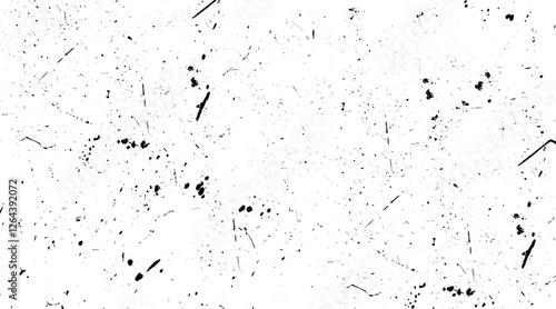 White and black paint overly distressed grunge crack and scratch dirty wall texture. pattern of ink line, splashes wall background. black, white scratch transparent background.

